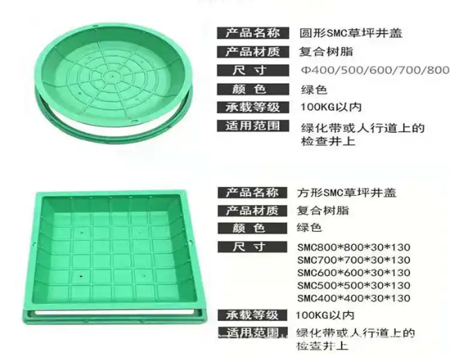 南浔树脂复合种植井盖展示